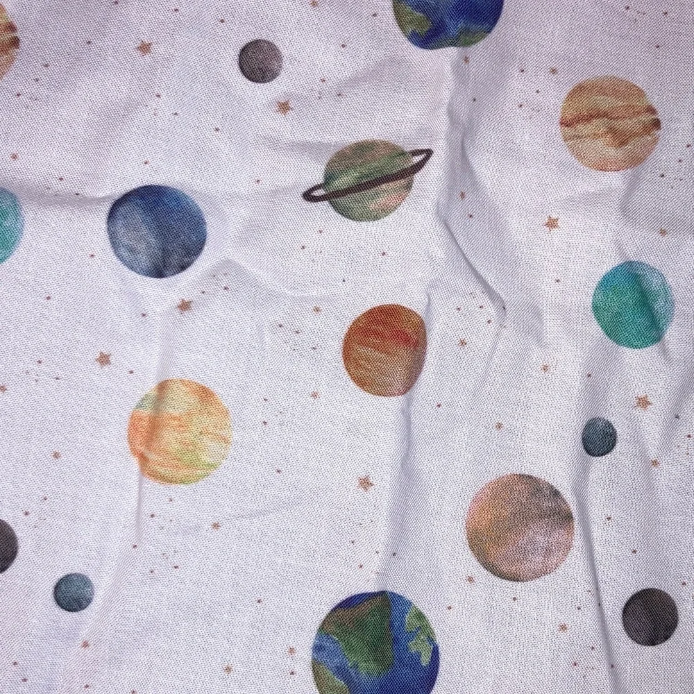 #164. 🆕 NWOT - Yeah Baby Goods - Galaxy Print High Chair Cushion Cover